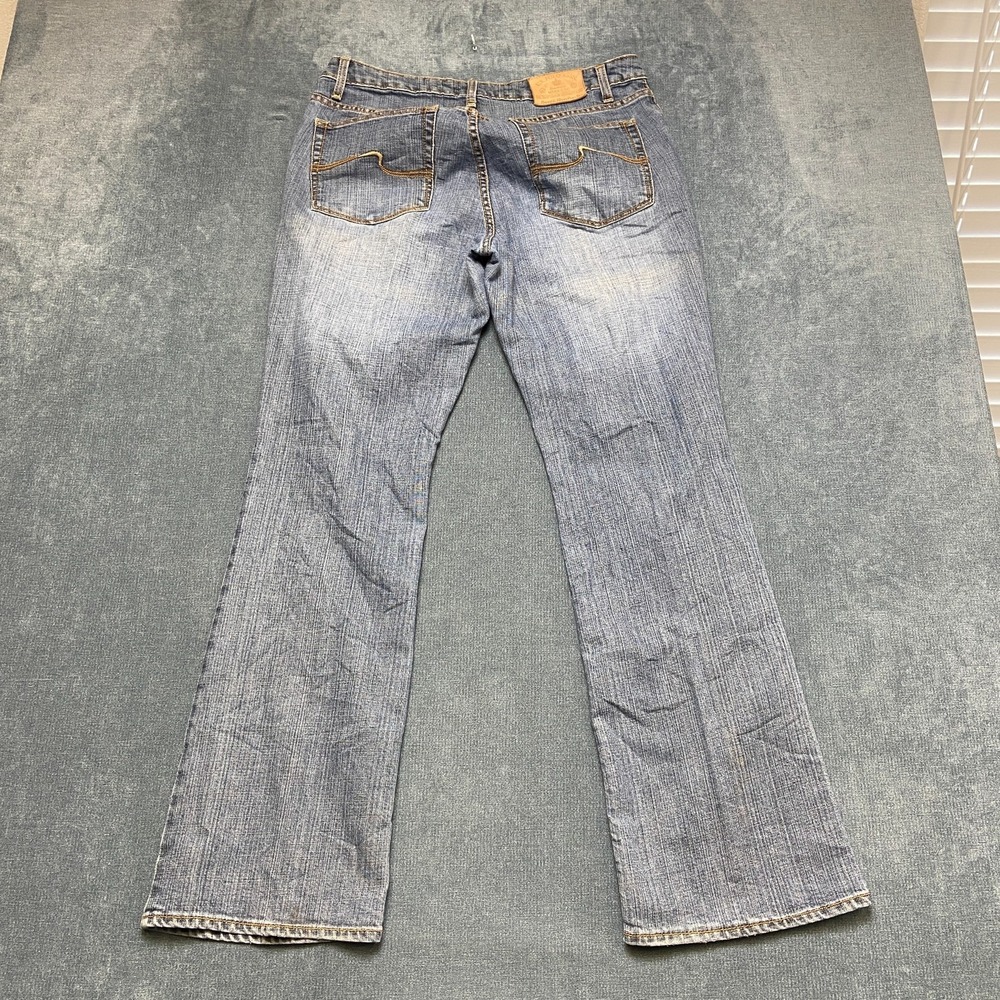 U.S. Polo Assn Jeans Womens 12 Blue Denim Medium Wash Bootcut Pockets Stretch